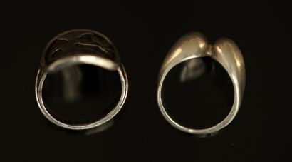 ALAIN DUCLOS - BAGUE en argent 950/°° de...
