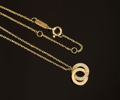 COLLIER en or jaune 18K (750/°°) en fine...