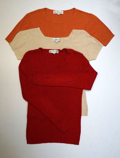 ENSEMBLE de SOUS-PULL manches courtes et...