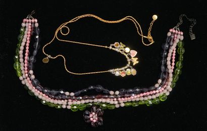 MARC LABAT et GAS BIJOUX - COLLIER multirangs...