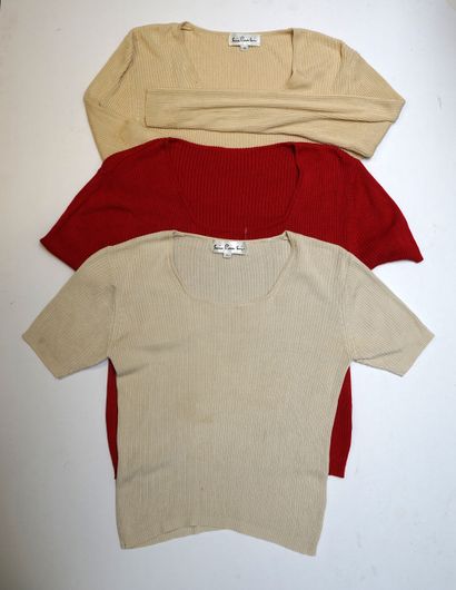ENSEMBLE de SOUS-PULL manches courtes et...
