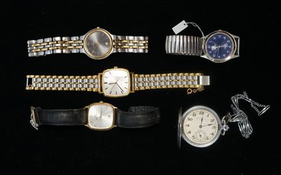 ENSEMBLE de 4 MONTRES bracelets homme en...
