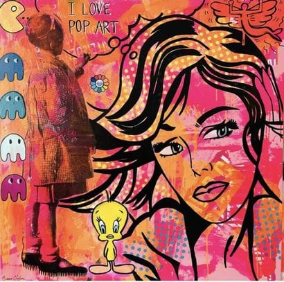 Sara Chelou
I love Pop'Art, Circa 2020
Peinture...