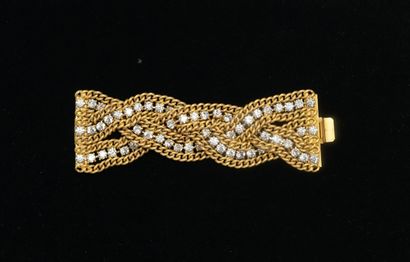ELIZABETH COLE - GOLD metal BELT BRACELET...