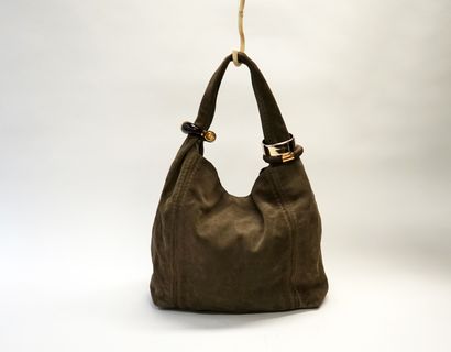 JIMMY CHOO - BESACE BAG shoulder bag in khaki...