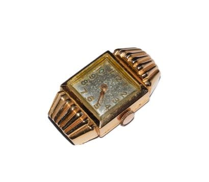 BOITIER de MONTRE en or jaune 18K (750/°°),...
