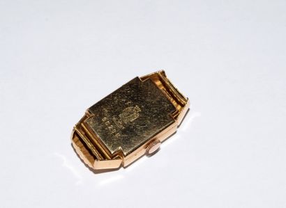 BOITIER de MONTRE en or jaune 18K (750/°°),...