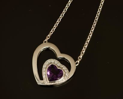 FRED - 18k (750/°°) white gold CHAIN and...