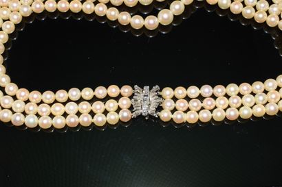 BOUCHERON, Paris - NECKLACE, signed, three...