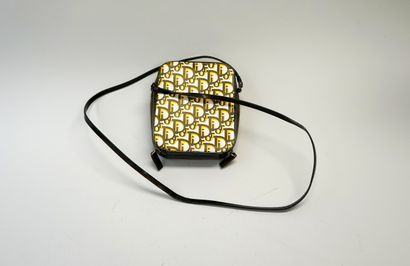 DIOR - Mini POCKET in khaki patent leather...