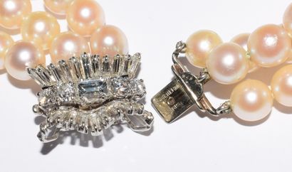 BOUCHERON, Paris - NECKLACE, signed, three...