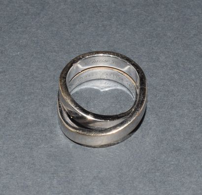 CARTIER - BAGUE en or blanc 18K (750/°°)...