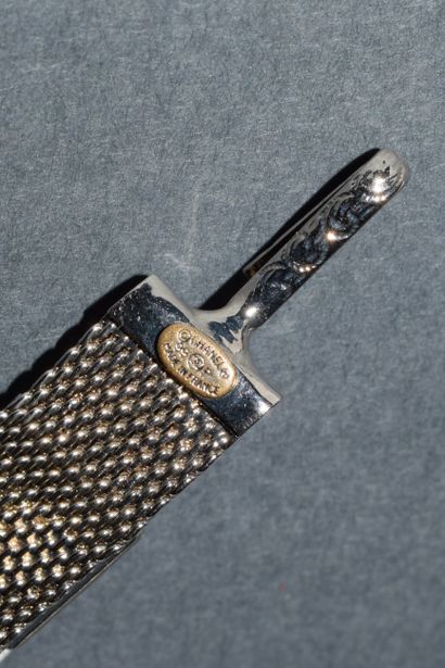 CHANEL, Made in France - Silver-plated metal...
