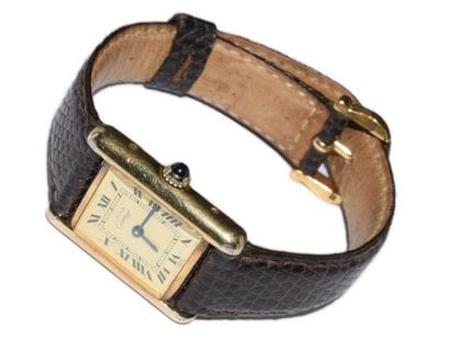 CARTIER - MONTRE MUST en Vermeil, signée....