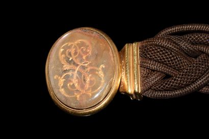BRACELET en or jaune 18K (750°°), bijou de...