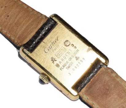 CARTIER - MONTRE MUST en Vermeil, signée....