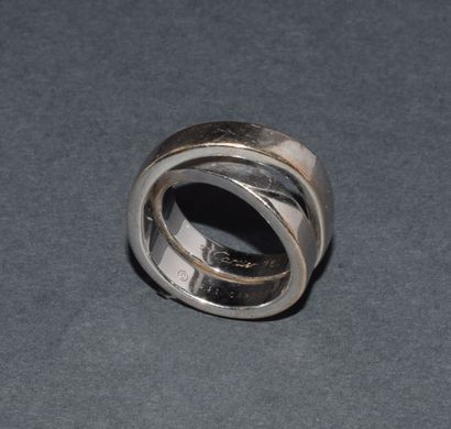 CARTIER - BAGUE en or blanc 18K (750/°°)...