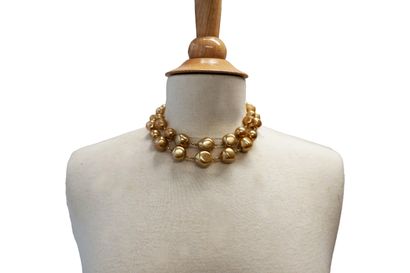 GERARD DAREL - Double strand necklace of...