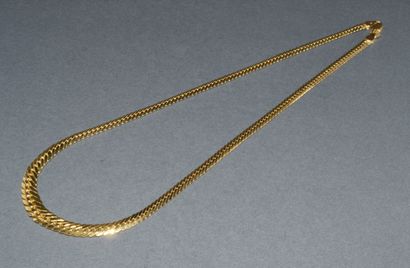 CHAINE en or jaune 18K (750/°°) à maille...