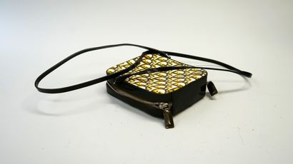 DIOR - Mini POCKET in khaki patent leather...