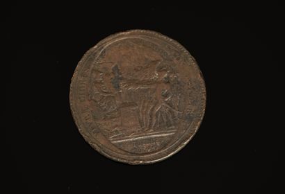 MONNAIE DE CONFIANCE de 5 sols, 1792. En...