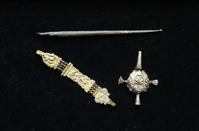 SET in silver and silver gilt min 800/°°...