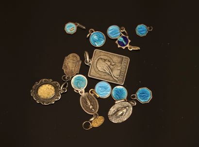 RELIGIOSA - SET in silver min 800/°° of religious...