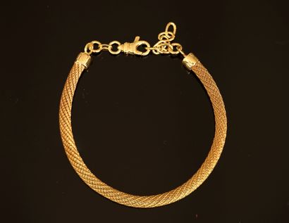 BRACELET in 925/°° gold-plated silver with...