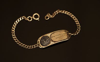 BRACELET GOURMETTE in silver min 800/°° and...
