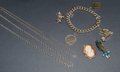 SET in 925/°° and 800/°° silver including:...