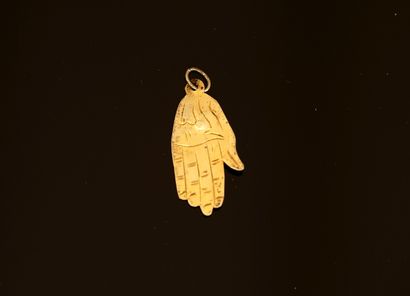 800/°° silver-gilt pendant representing Fatma's...