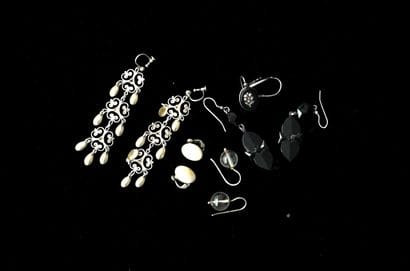 SET in silver min 800/°° comprising:
1 PAIR...