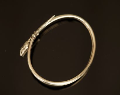 BRACELET in silver 800/°° in the shape of...