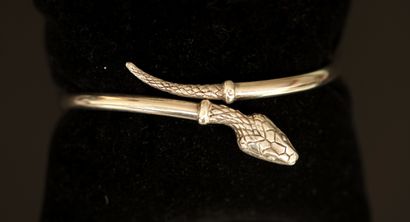 BRACELET in silver 800/°° in the shape of...