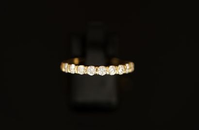 HALF-ALLIANCE in 18K (750/°°) yellow gold...