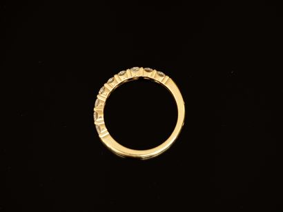 HALF-ALLIANCE in 18K (750/°°) yellow gold...