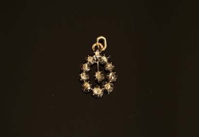 18K (750/°°) gold and min. 800/°° silver...