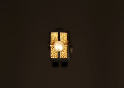 MODERNISTE RING in 18K (750/°°) yellow gold...
