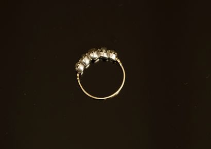 JARRETIERE RING in 18K (750/°°) yellow gold...