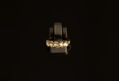 JARRETIERE RING in 18K (750/°°) yellow gold...