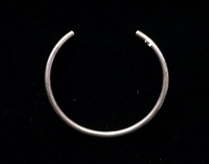 TORQUE NECKLACE in 925/°° silver with hollow...
