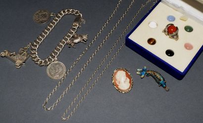 SET in 925/°° and 800/°° silver including:...