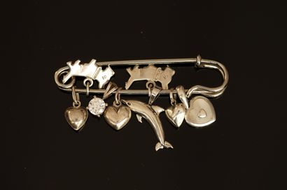 Metal NOURISHING PINGLE holding 8 silver...