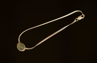 FINE BRACELET in silver with a sliding motif...