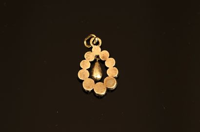 18K (750/°°) gold and min. 800/°° silver...