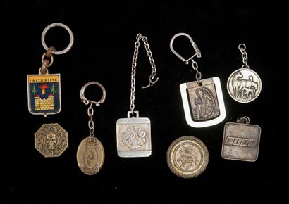 FANTAISIE - Silver-plated SET including 4...