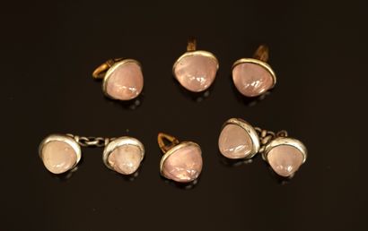 SET in silver min 800/°° and gilt silver...