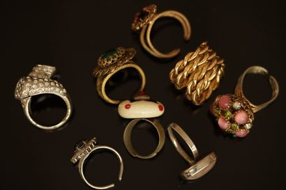 FANTAISIE - Gilded or silvered metal SET...