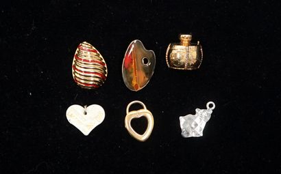FANTAISIE - SET of 6 gold- or silver-plated...