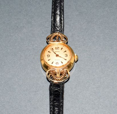 WIDOR - BRACELET WATCH in 18K (750/°°) yellow...